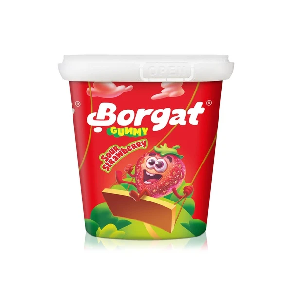Sour Strawberry Gummy 160g - BORGAT