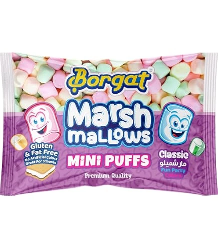 Fun Party Classic Mini Puffs Marshmallow 300g - BORGAT
