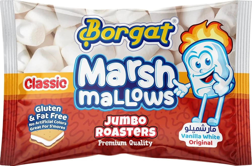Vanilla White Classic Jumbo Roasters Marshmallow 300g - BORGAT