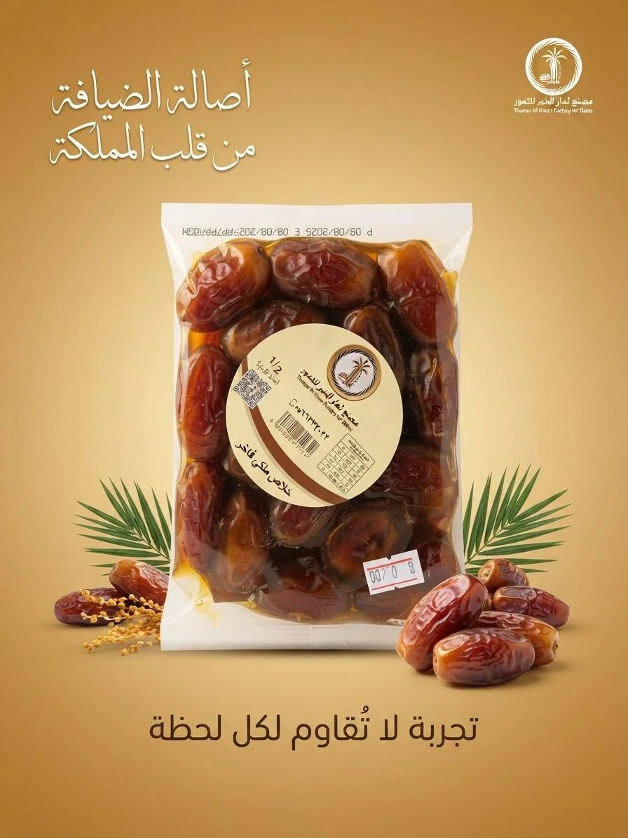 Premium Royal Khalas Dates (500g) – Thimar Al-Khair