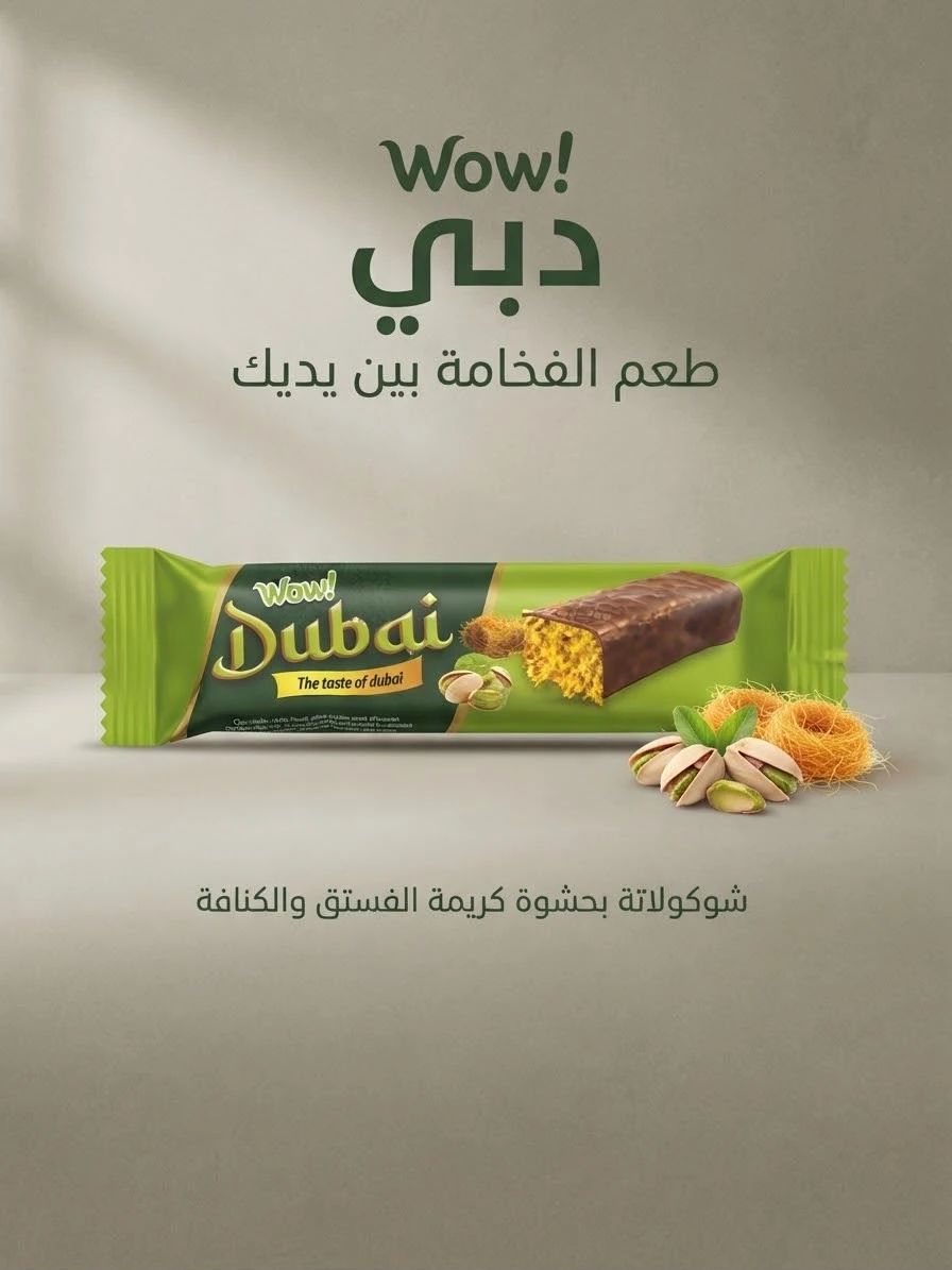 Wow Dubai Choco With Pistachio Cream 1pcs - AKAI