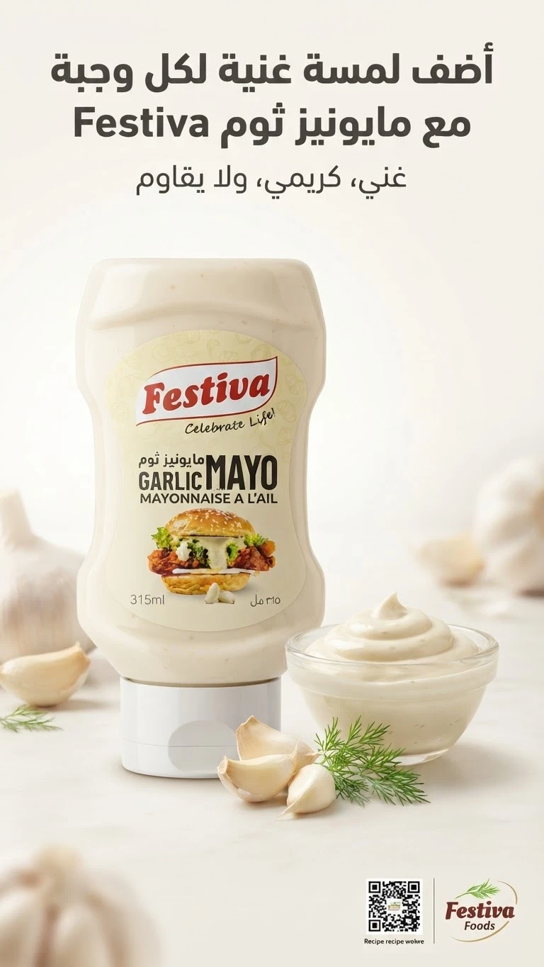 Festiva Garlic Mayo  315gr