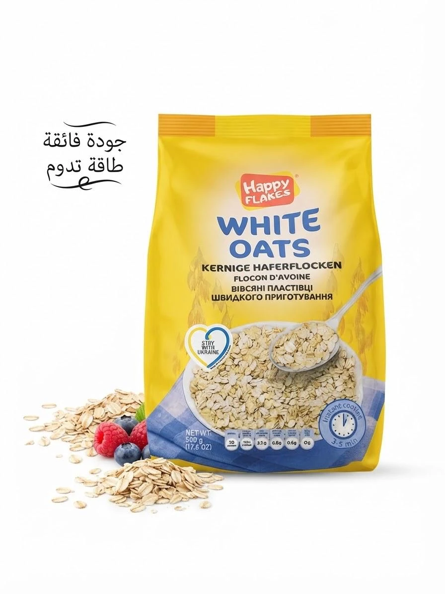 Happy FLAKES -WHITE OATS