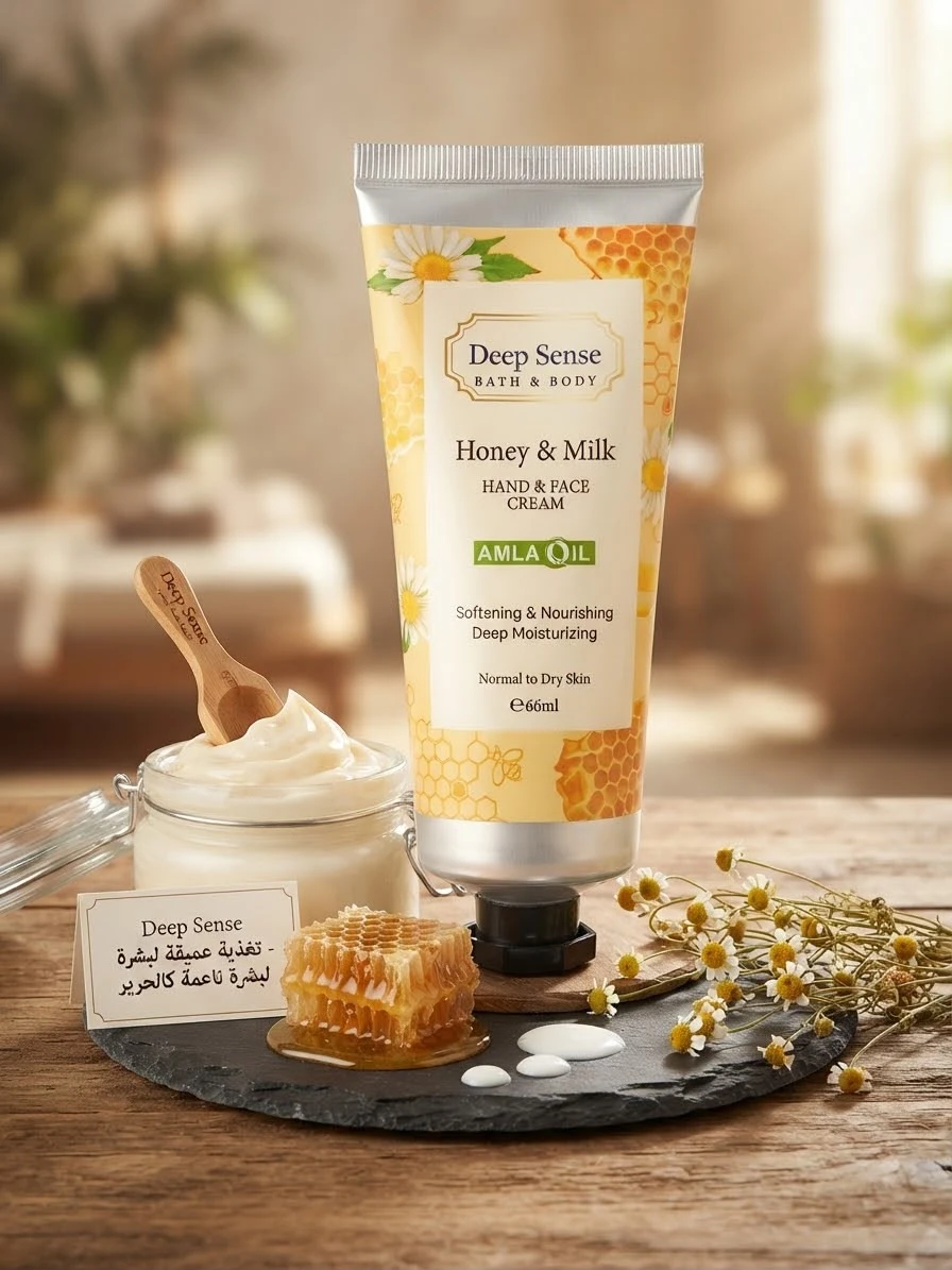 Deep sense HONY &MILK -HAND FACE CREAM 60G