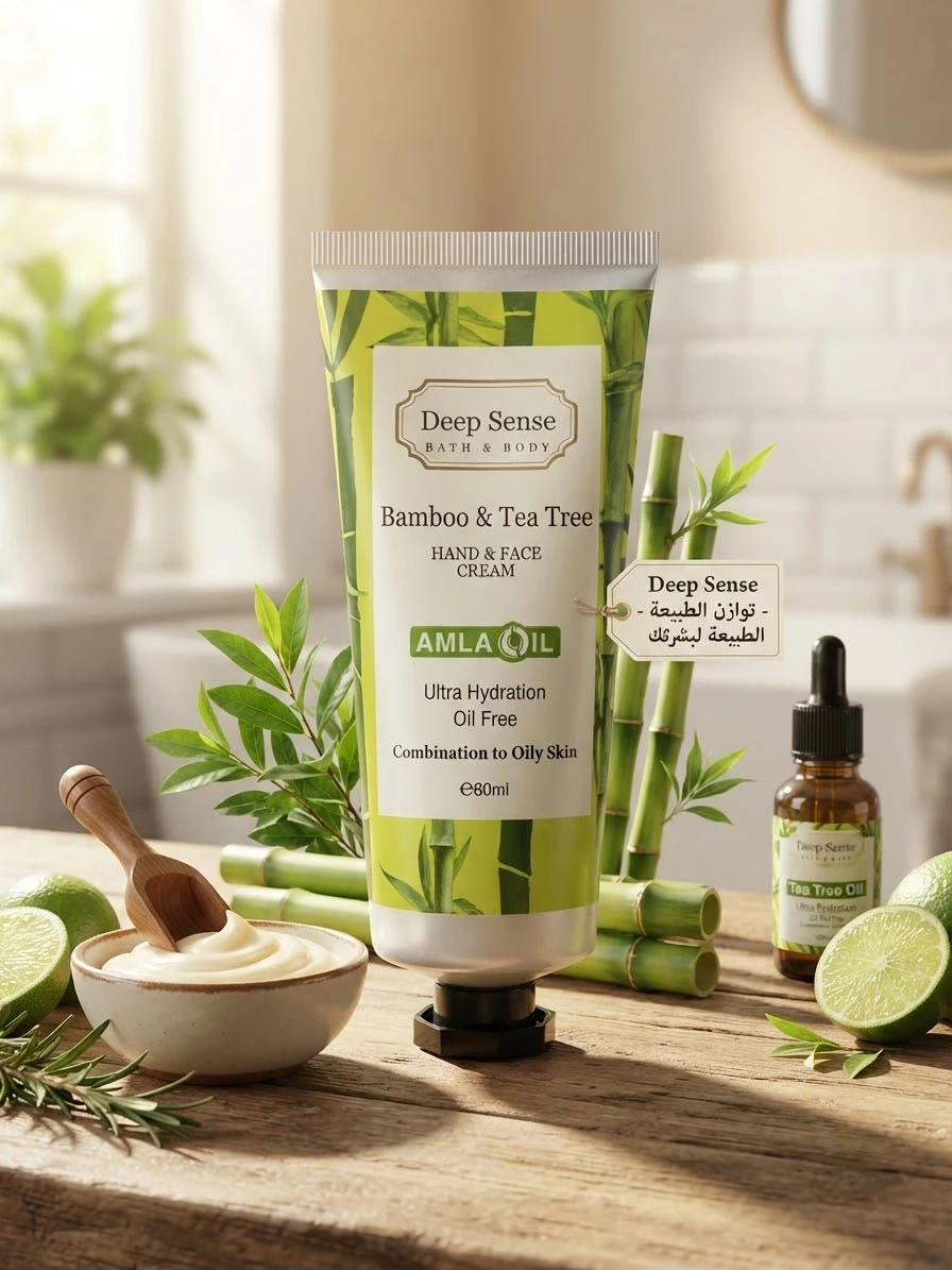 Deep sense Bamboo& Tea Tree -HAND FACE CREAM 60G