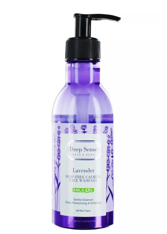Lavender Face Wash Gel 250ml - DEEP SENSE