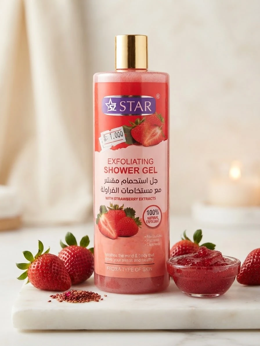 Strawberry Shower Gel 500ml - STAR