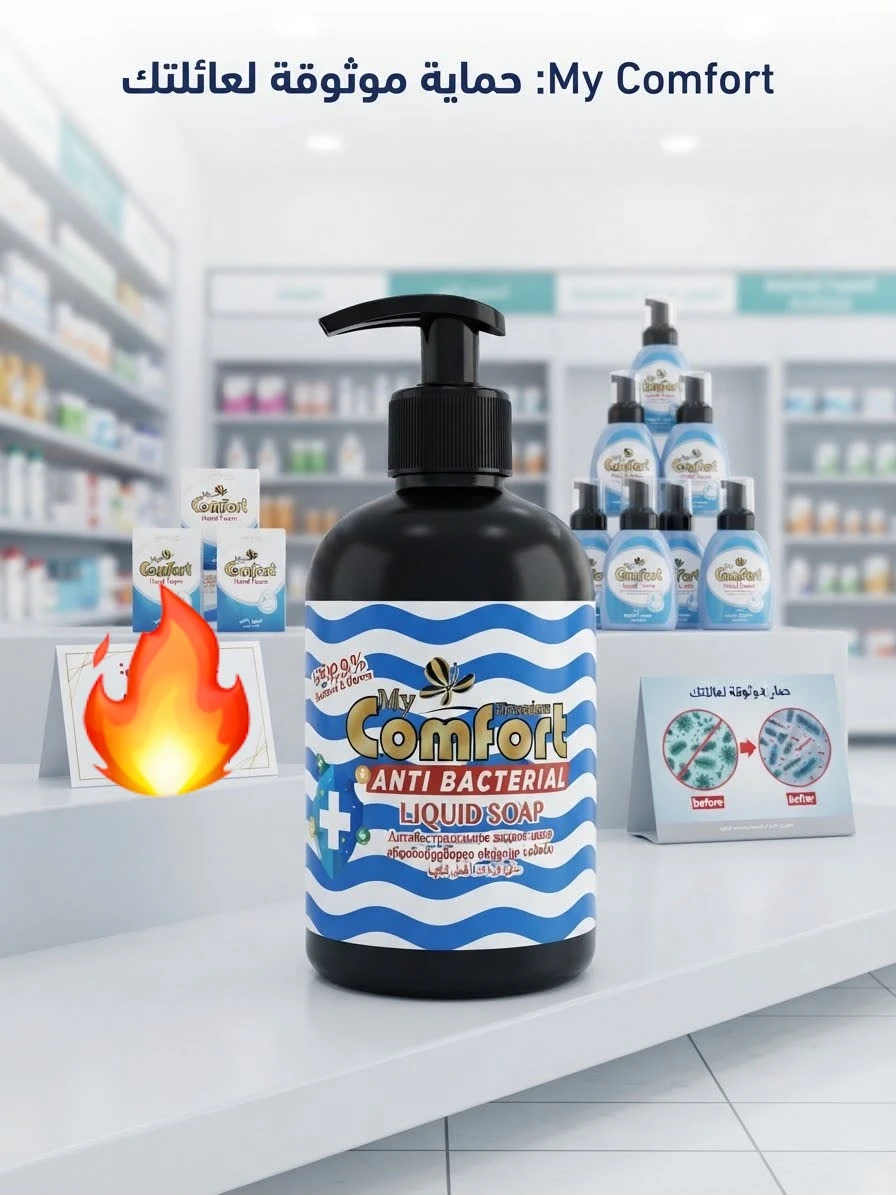 Antibacterial Liquid Hand Soap 400ml - COMFORT