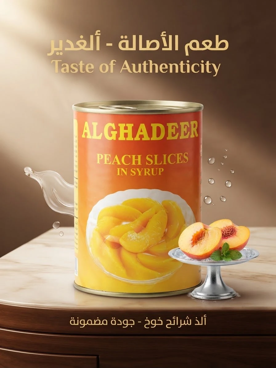 ALGHADEER PEACHSLICES IN SYRUP
