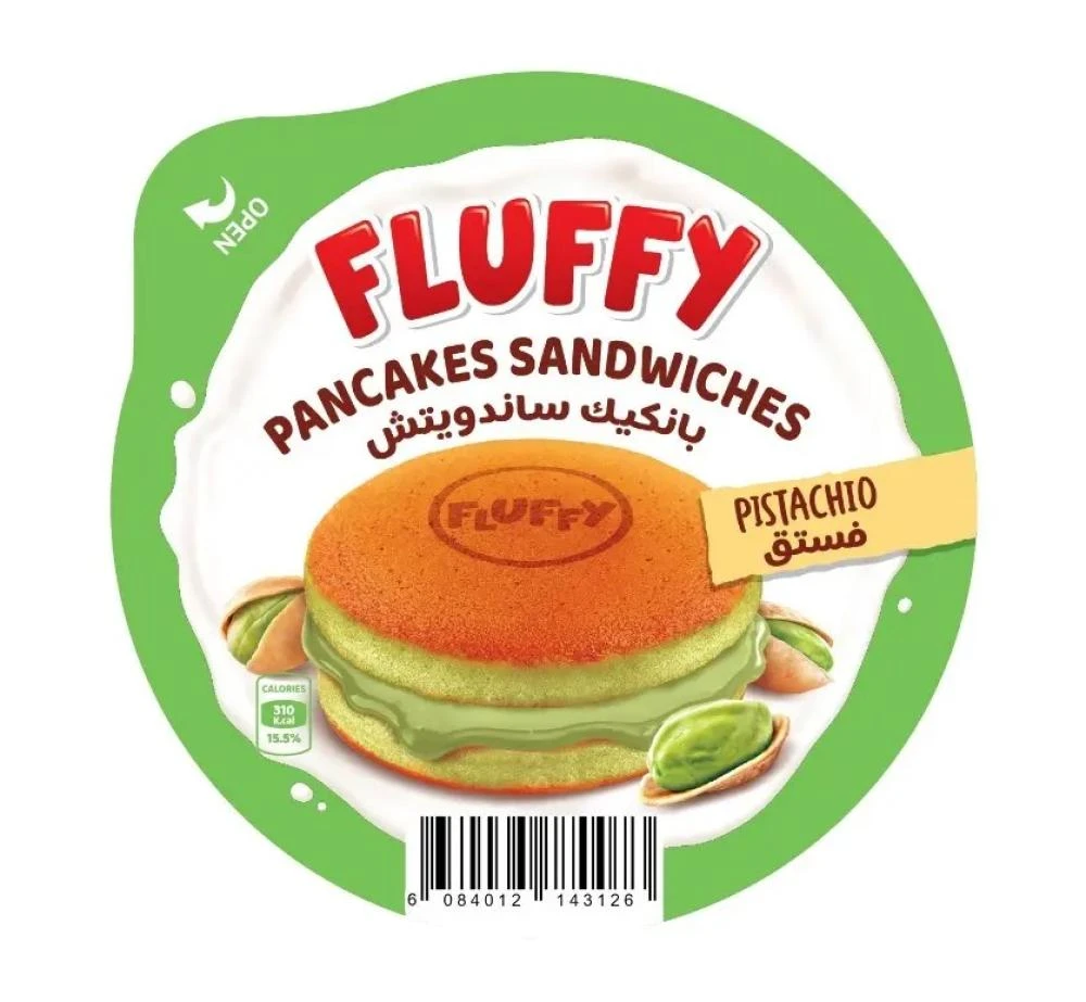 Pistachio Pancake Sandwich - FLUFFY