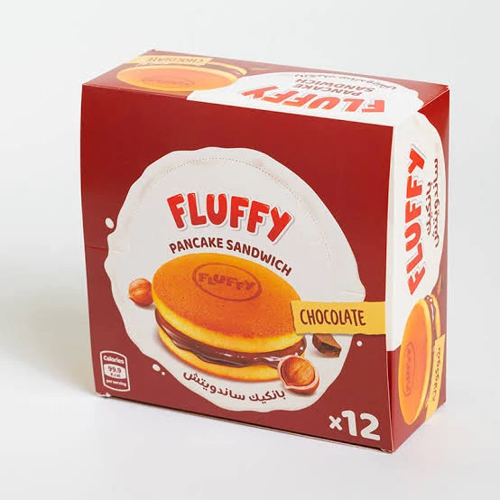 Hazelnut Chocolate Pancake Sandwich (12 pcs) – Fluffy