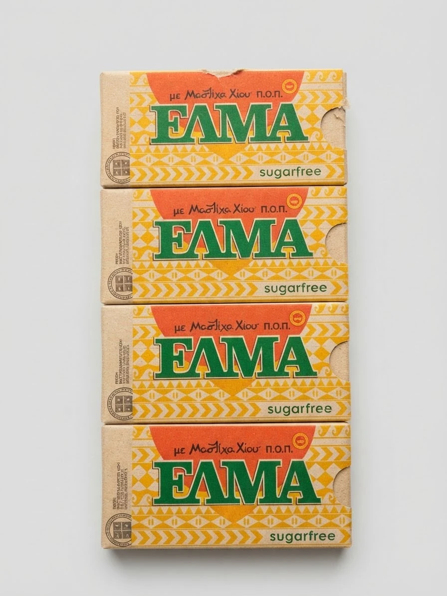 Sugar Free Greek Chewing Gum 10PCS - EAMA