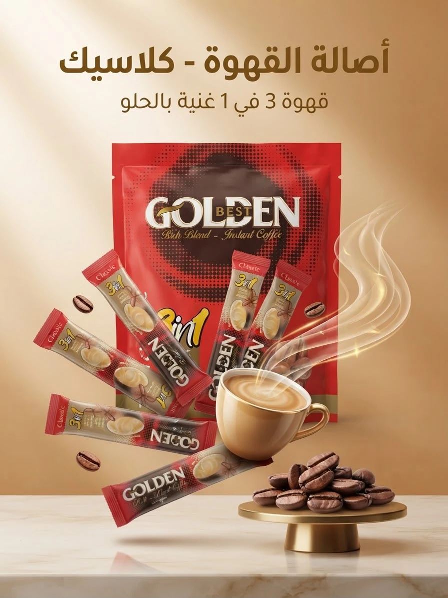 3in1 Classic Coffee 10pcs*18G - GOLDEN BEST