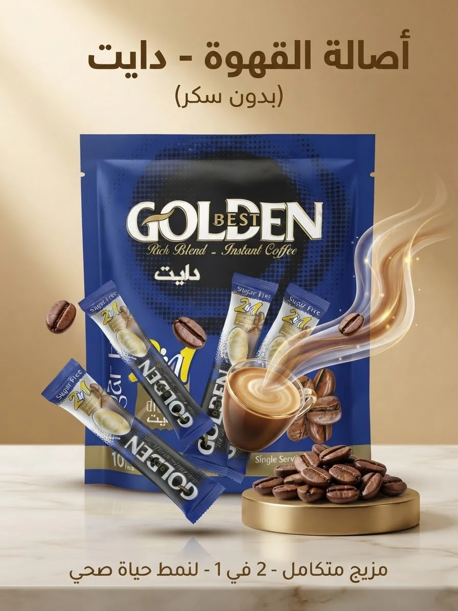 2in1 Diet Coffee 10pcs*10g - GOLDEN BEST