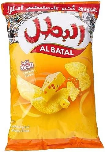 Al Batal Cheese-Flavored Chips 12g x 20 - Al Batal